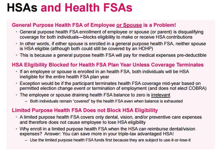 HSA, HRA, HEALTHCARE FSA AND DEPENDENT CARE ELIGIBILITY LIST – Independent  Health Agents